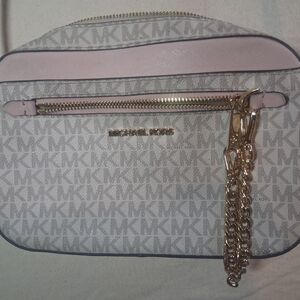 Michael Kors Pink and White Women's Bag
